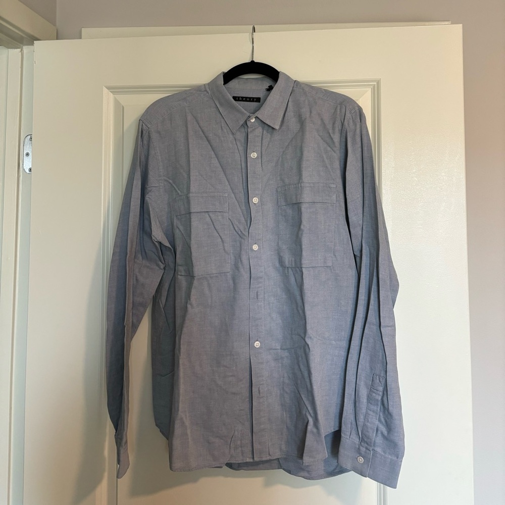 NWOT Theory Brand Men’s Shirt Sz XL